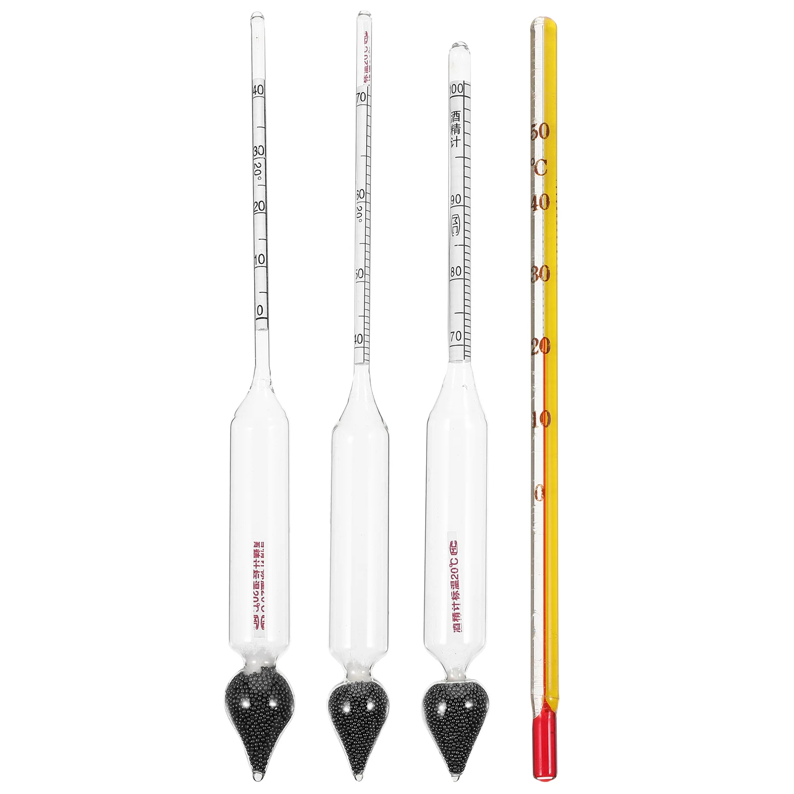 Alcohol Meter Hydrometer Tester Home Making Kit for Beginners Percentage Pearl Measuring Tools