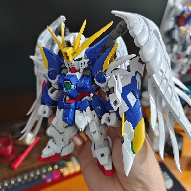 MGSD Wing Zero EW Angel Shape Mech-Kit de modelo de montaje, figura de acción, decoración de escritorio, muñeca, juguete para niño, regalo sorpresa coleccionable