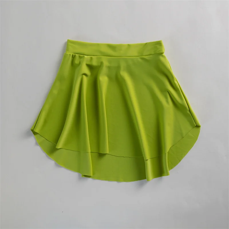 Hot Sale High Quality Many Colors Nylon Spandex Yoga Sports Kids Girls Women Adult Ballet Dance Skirts