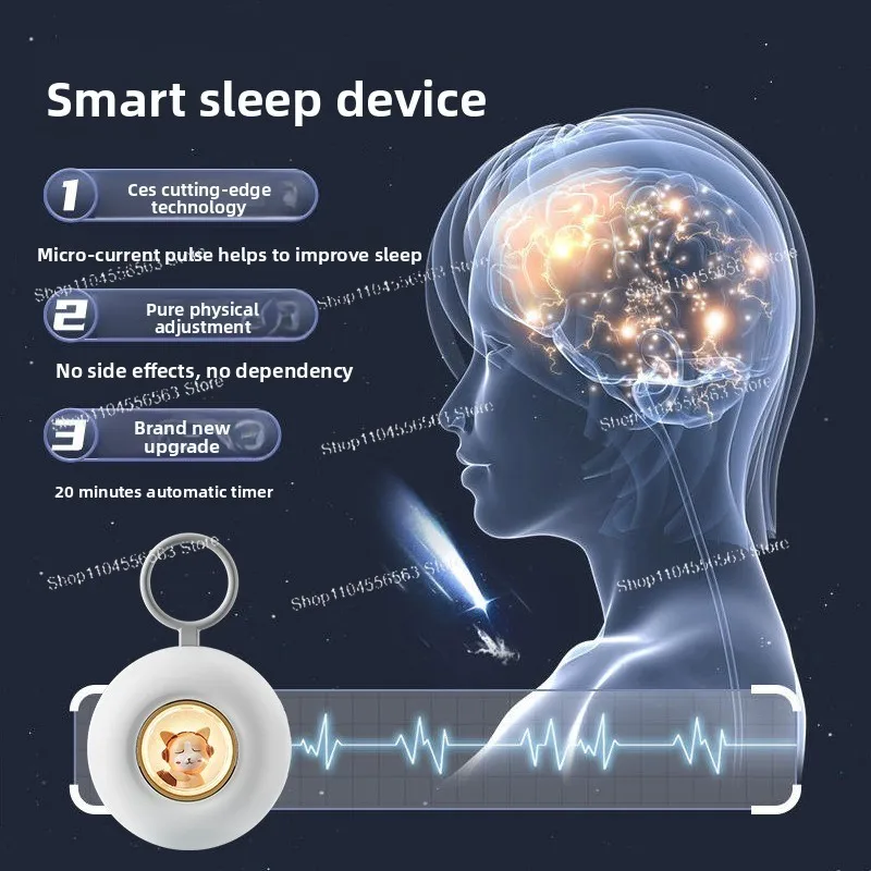 Intelligent sleep instrument treats severe insomnia, hand-held electronic sleep aid artifact improves