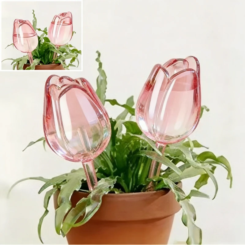 1/4pcs Tulip Plant Watering  Automatic Self-Watering Bulbs Slow Release Dripper for Indoor Outdoor Potted Plants Garden Decor