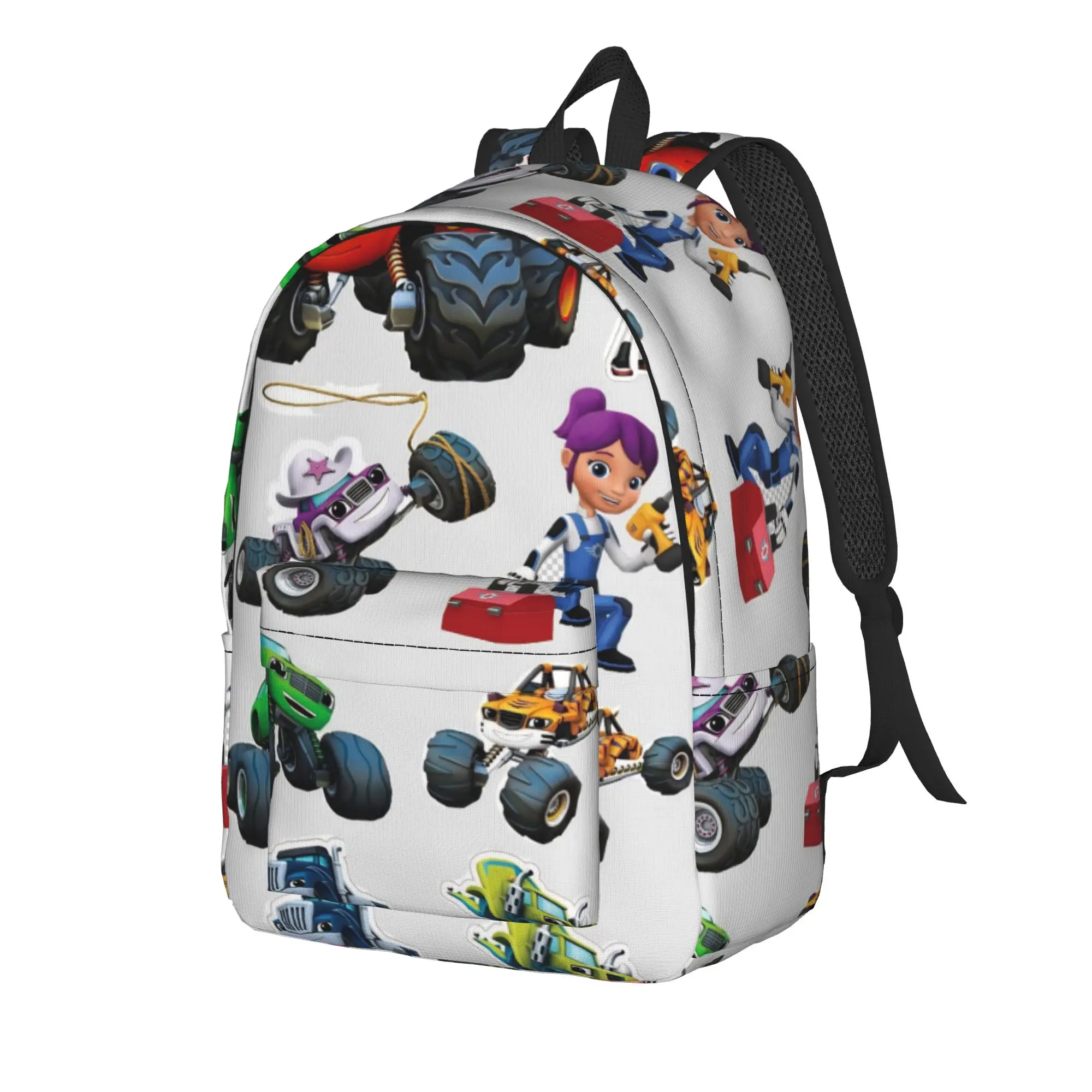 Blaze and the Monster Machines Fashion Backpack Sports Student Work  Daypack for Men Women Laptop Shoulder Bag