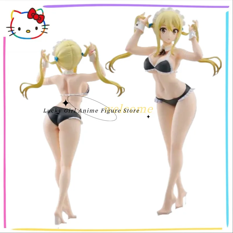 In Stock Original GSC  POP UP PARADE FAIRY TAIL Lucy Heartfilia Swimsuit Ver Size L 23CM Anime Doll Figure 2026 New Ornament