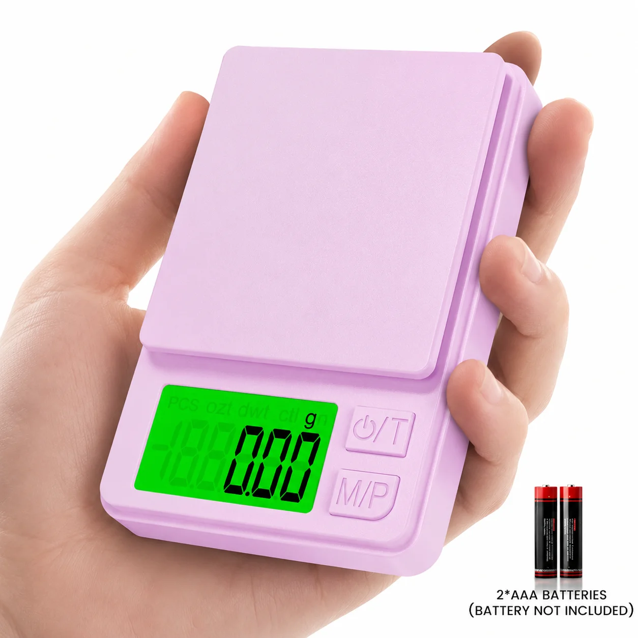 0.01g High Precision Mini Digital Pocket Scale Jewelry Scale, Portable Lcd Backlit Electronic Scale Weighing Tool with Tare Function, Gram Scale, 2*Aaa Batteries (Not Included)