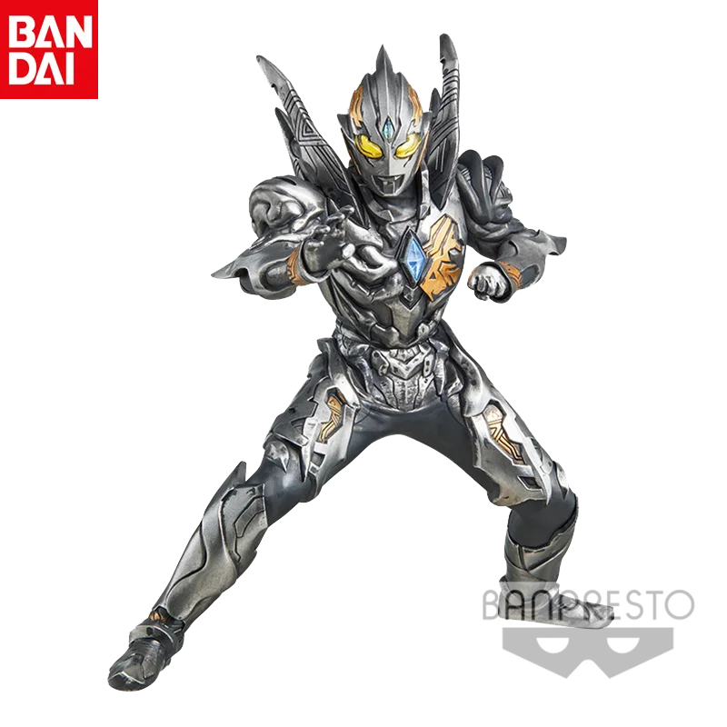 In stock Bandai Original Genuine Ultraman Teliga Dark Teliga (ver.A) Anime Movable Humanoid Model Figure Holiday Gift