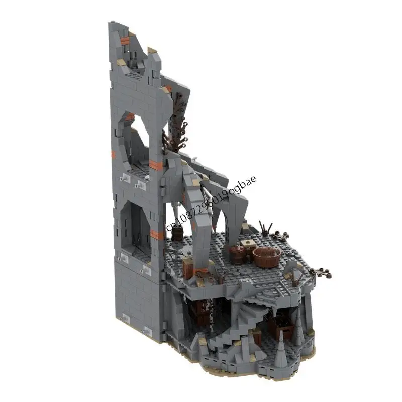 New 1036Pcs Famous The Rings Movie Series Moc Dol-Guldur part6 Model Custom Puzzle Diy Creative Ideas Kids Toys Birthday Gifts