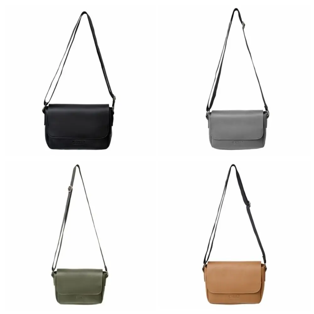 موضة ساحة الرجال حقيبة كروسبودي مستطيلة زوجين نمط المرأة حقيبة ساعي بولي Leather الجلود متعددة الوظائف حقيبة كتف المشي لمسافات طويلة