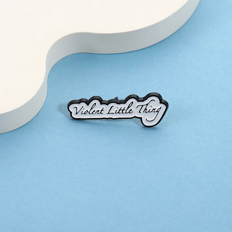 Violent Little Thing Enamel Pin Fourth Wing Inspired Book Lovers Brooch Lapel Backpack Badge Jewelry Gift For Bookworm Friends view 4