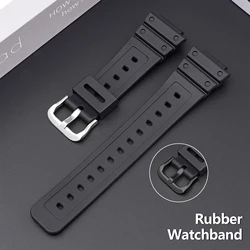 Strap For DW5600 DW6900 DW9052 GA110 Rubber Band Easy to Install Extremely Austere Durable Belt Bracelet Watchband