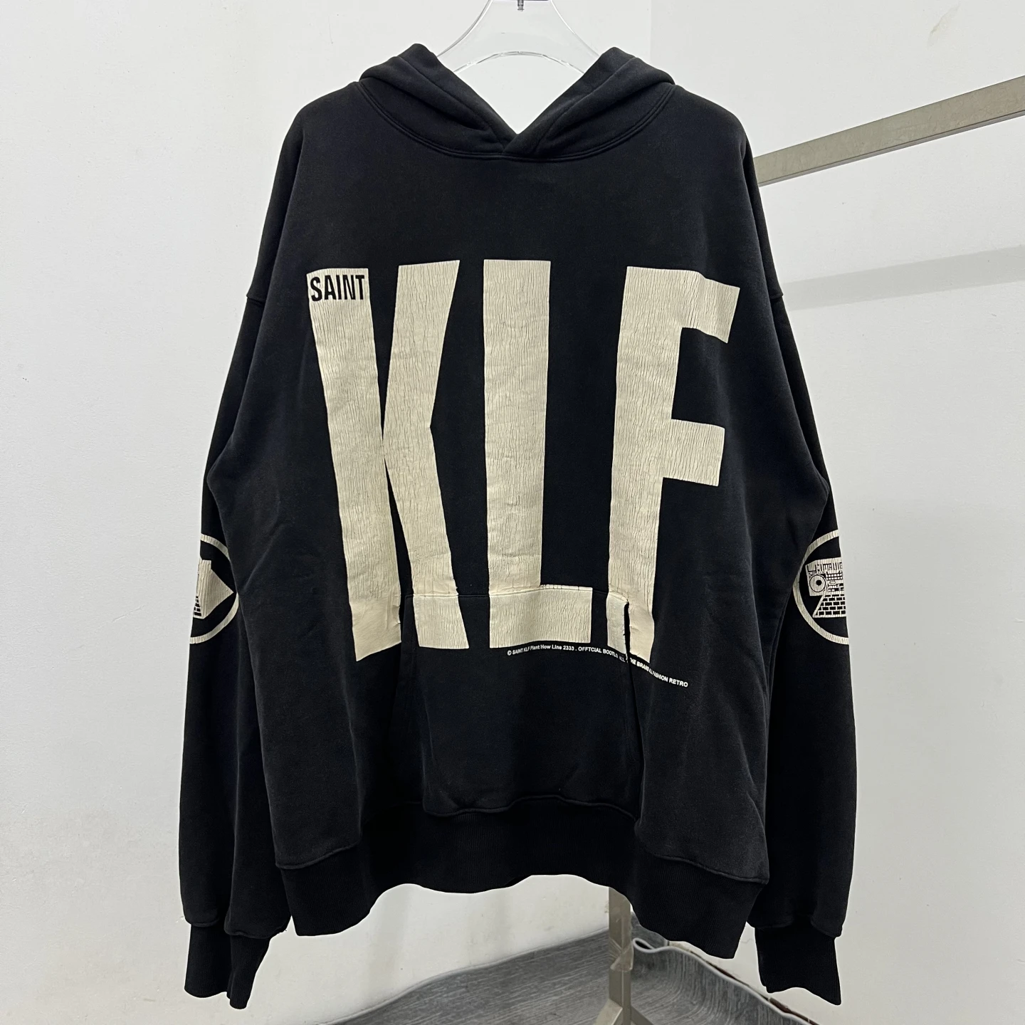 

American Sle Oversized oulder Coat Waed Cra Letter Print Men's Hoodie Sweatirt Warm Non-deformable Cotton Blend Fabric