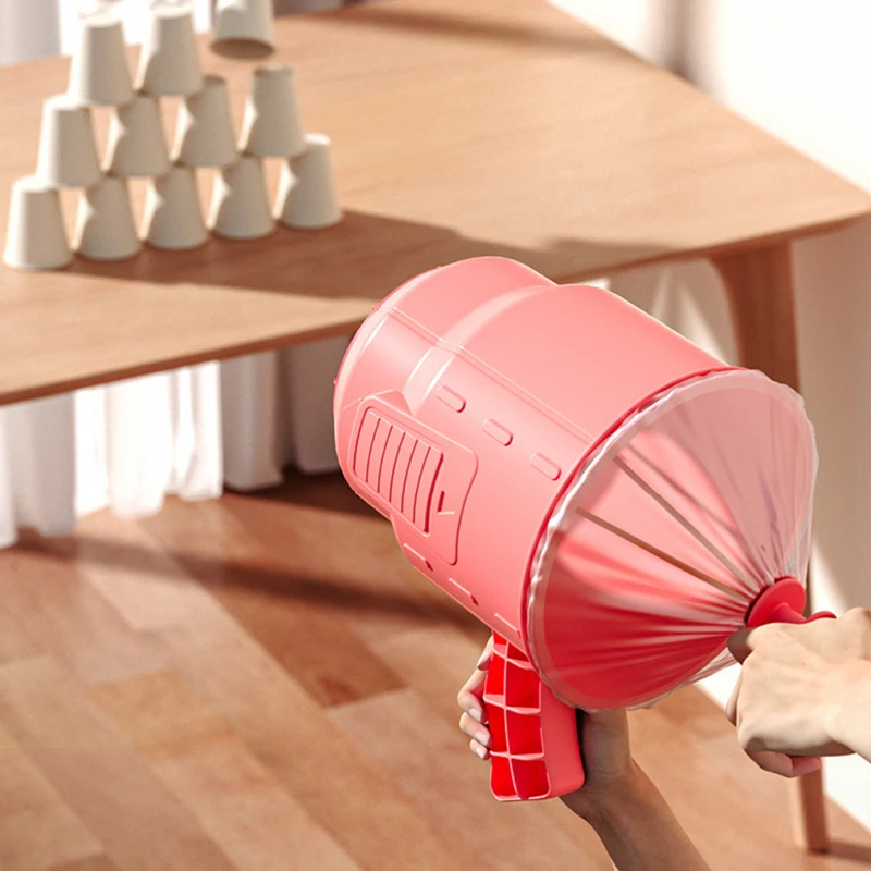 Nova máquina de bolhas de vento das crianças brinquedos ao ar livre máquina de bolhas interativas princípio de ar bolha contínua novo exótico poroso