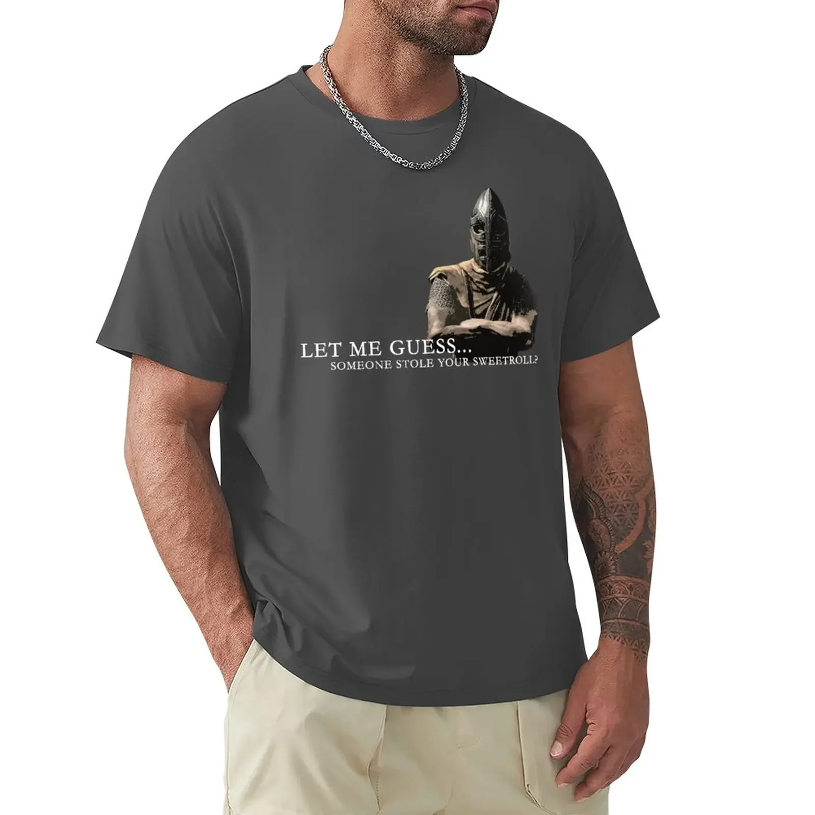 Let Me Guess... Someone Stole Your Sweetroll? T-Shirt summer tops new edition quick-drying T-shirts for men cotton