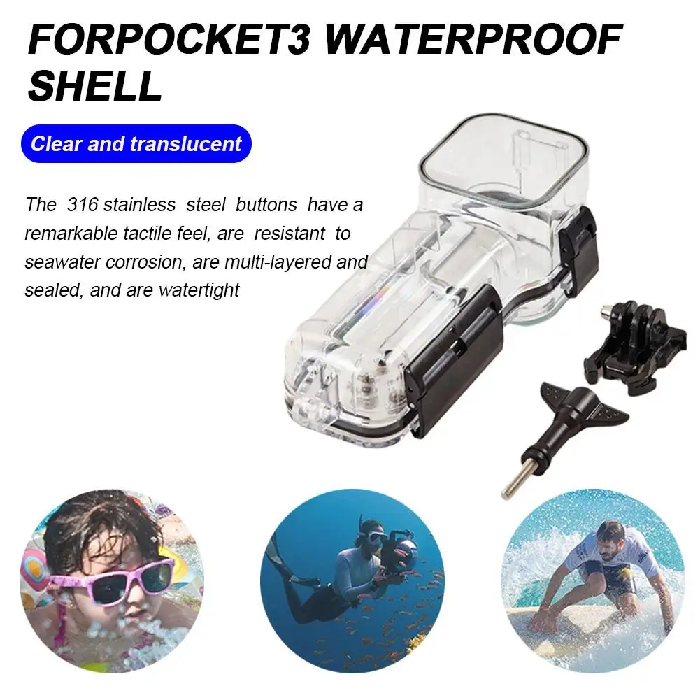 45m Underwater Waterproof Housing Diving Case For DJI Osmo Pocket 3