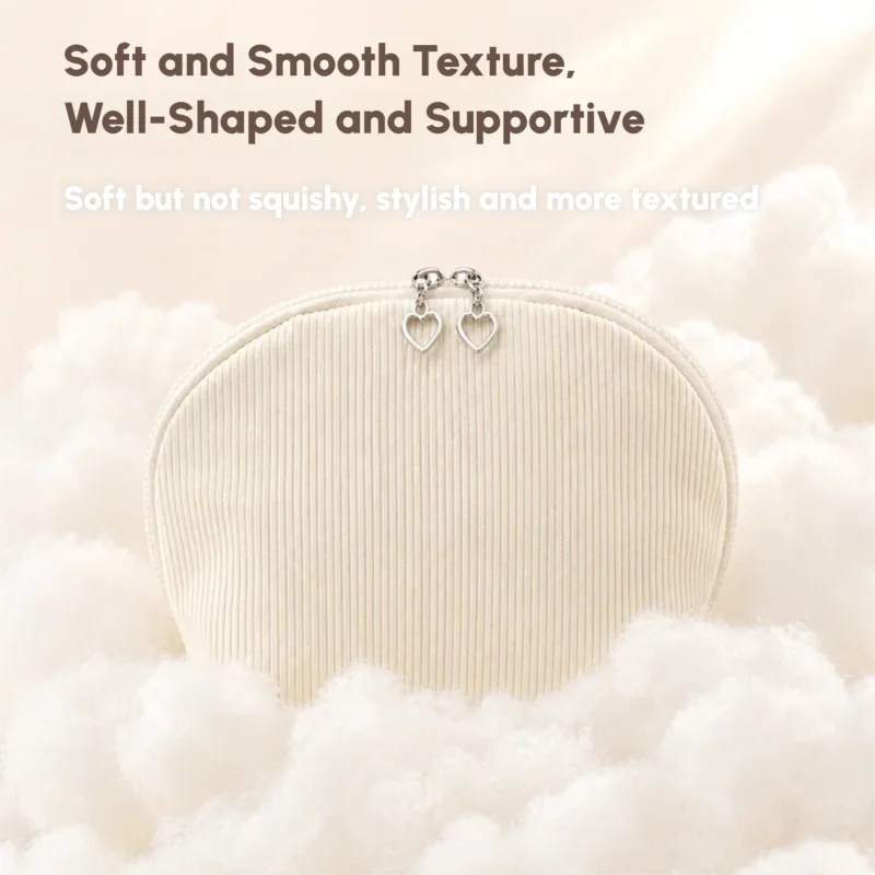 180 Degree Wide Opening Cosmetic Bag Large Capacity Makeup Organizer Water-resistant Shell Travel Toiletry Bag with Partitions