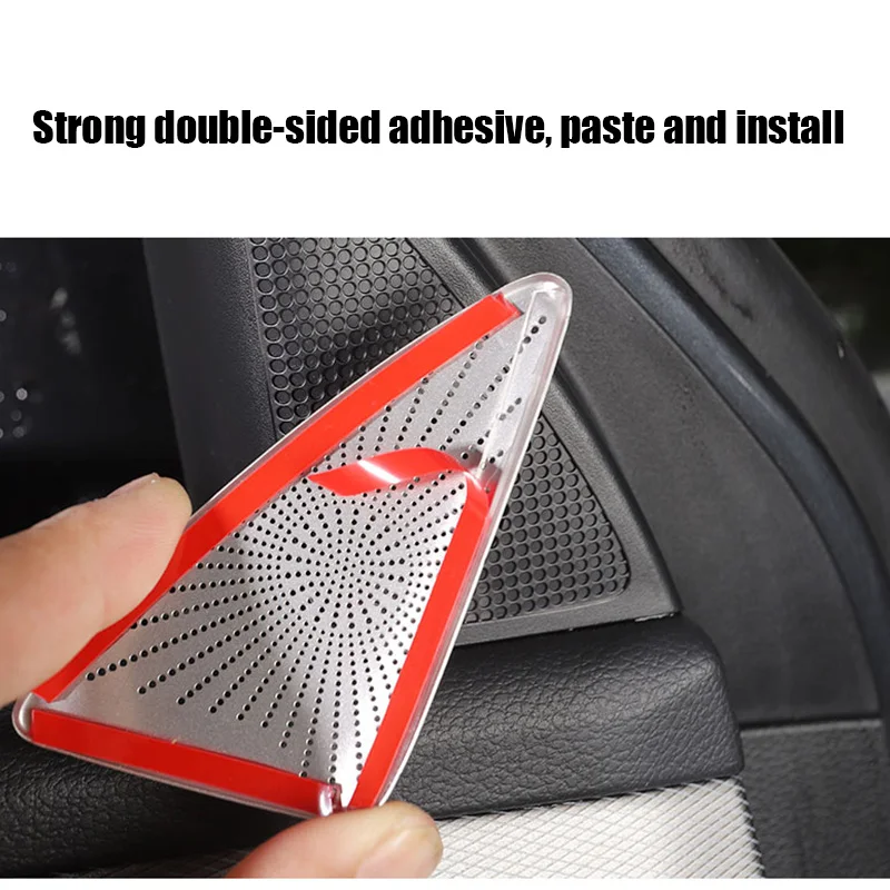 for palisade 2019 2020 2021 2022 2023 car door horn cover imported palisade interior sound decoration frame high speaker frame