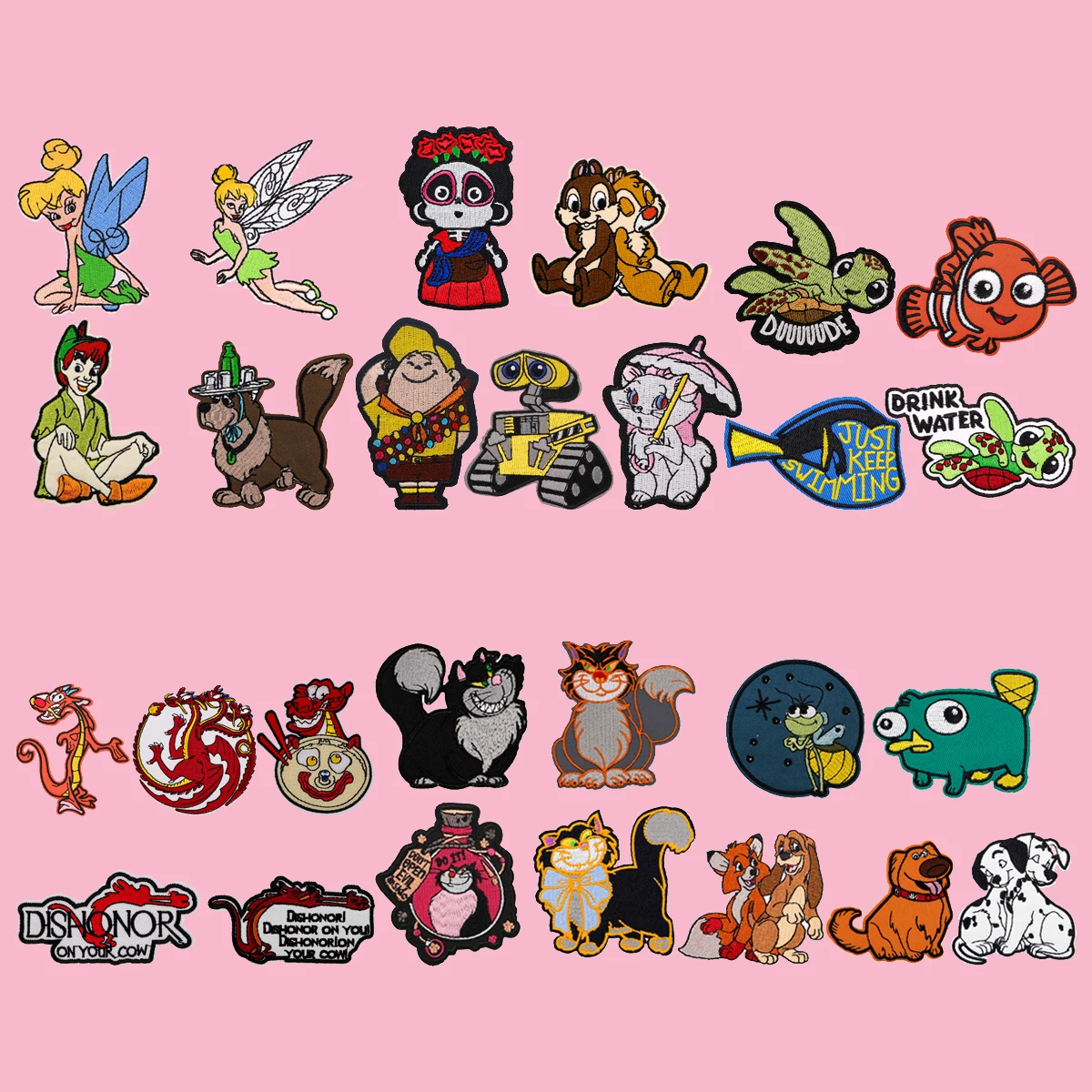 مزيج 4/5 قطعة/المجموعة شخصيات الرسوم المتحركة المطرزة التصحيح الحيوانات بقع للملابس DIY التصحيح الستر ملصقات هدايا للأصدقاء #5