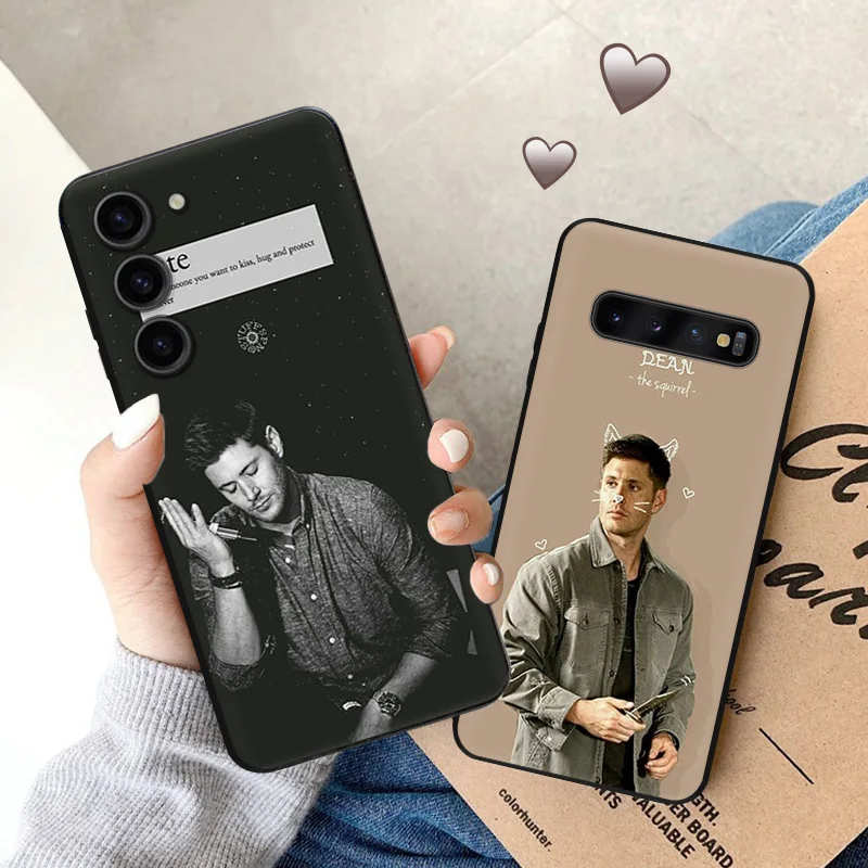 Ultra Thin Matte Silicone Soft Case For Samsung S24 Ultra S23 S22 Plus S21 S20 S10 Note20 Supernatural Jensen Ackles Back Cover