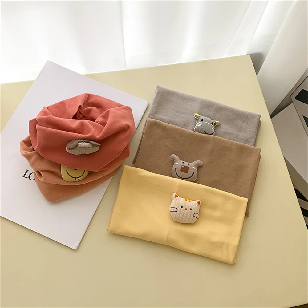 

Корейский стиль, детский теплый шарф для шеи с героями мультфильмов, унисекс, детский теплый пуловер на зиму и осень, шарф, термошарфы для младенцев