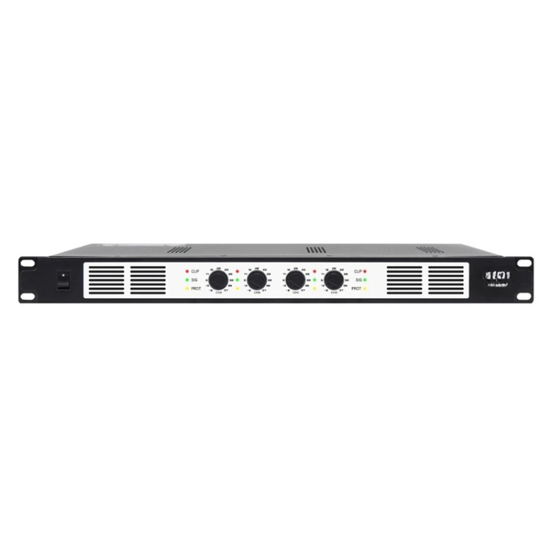 Four-channel modular constant voltage digital power amplifier public address system