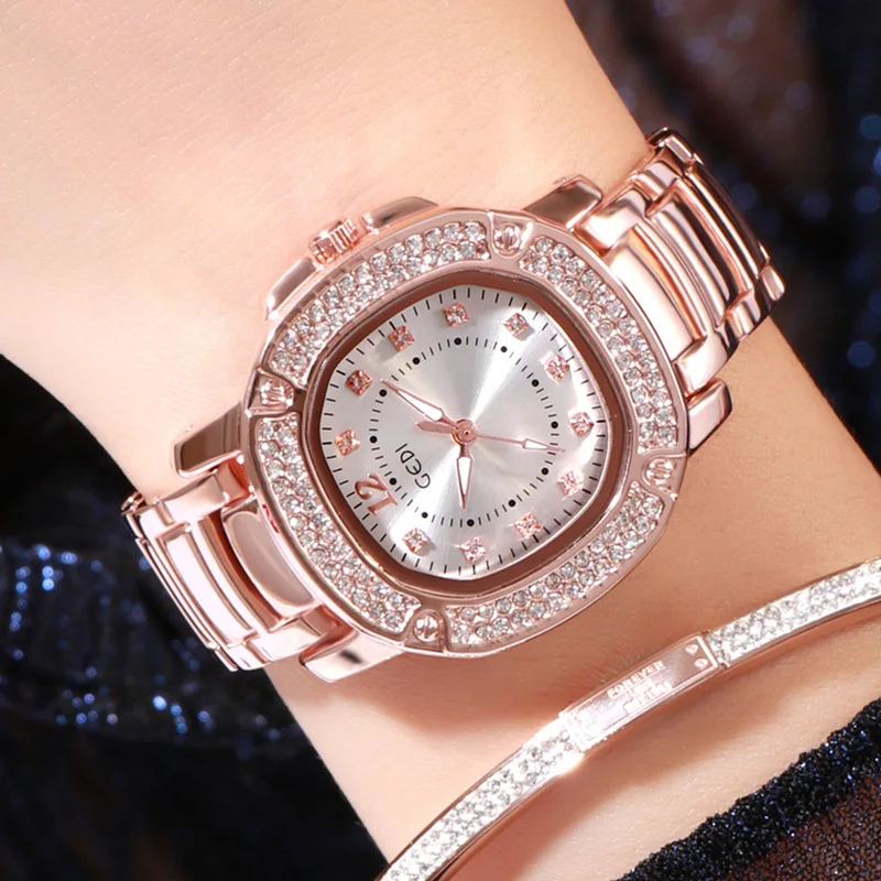 Women Watch Set Luxury Rose Gold Dress Quartz Watch Bracelet Ladies Sports Wrist Watch Clock Gift Women Relogio Feminino