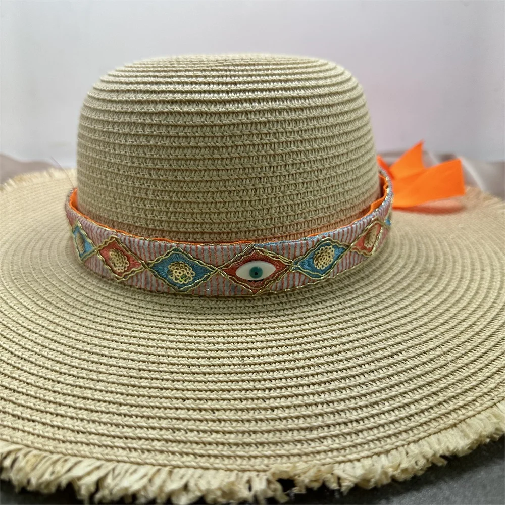 Boho Cowboy Hat Bands Leather Hat Belts for Straw Fedora Panama Hats Cow Head Hatbands Hat Decoration Replacement