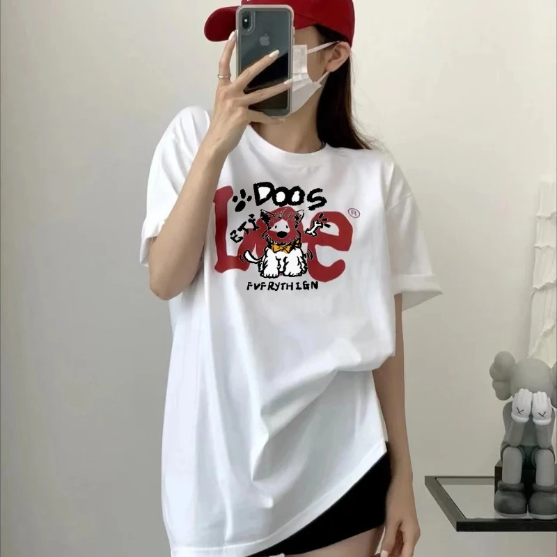 

2025 Fashion Trend Summer Korean Pure Cotton Printing Classic Hot-selling Breathable Men and Women with The Same Style