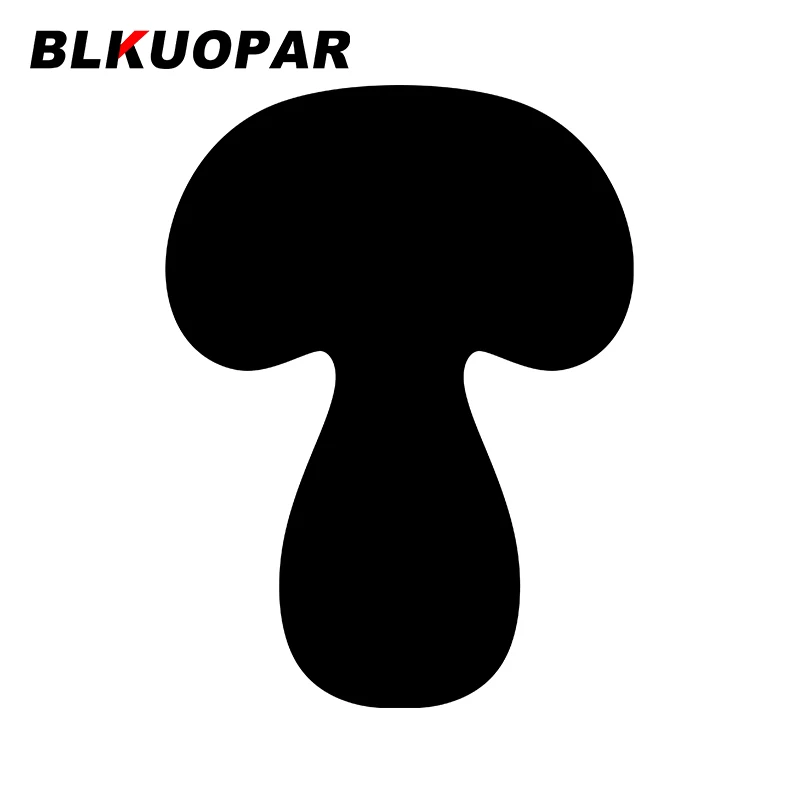 BLKUOPAR-calcomanías de silueta de setas, Material de vinilo, pegatinas para maletero de coche, tabla de surf impermeable, protector solar RV, decoración divertida