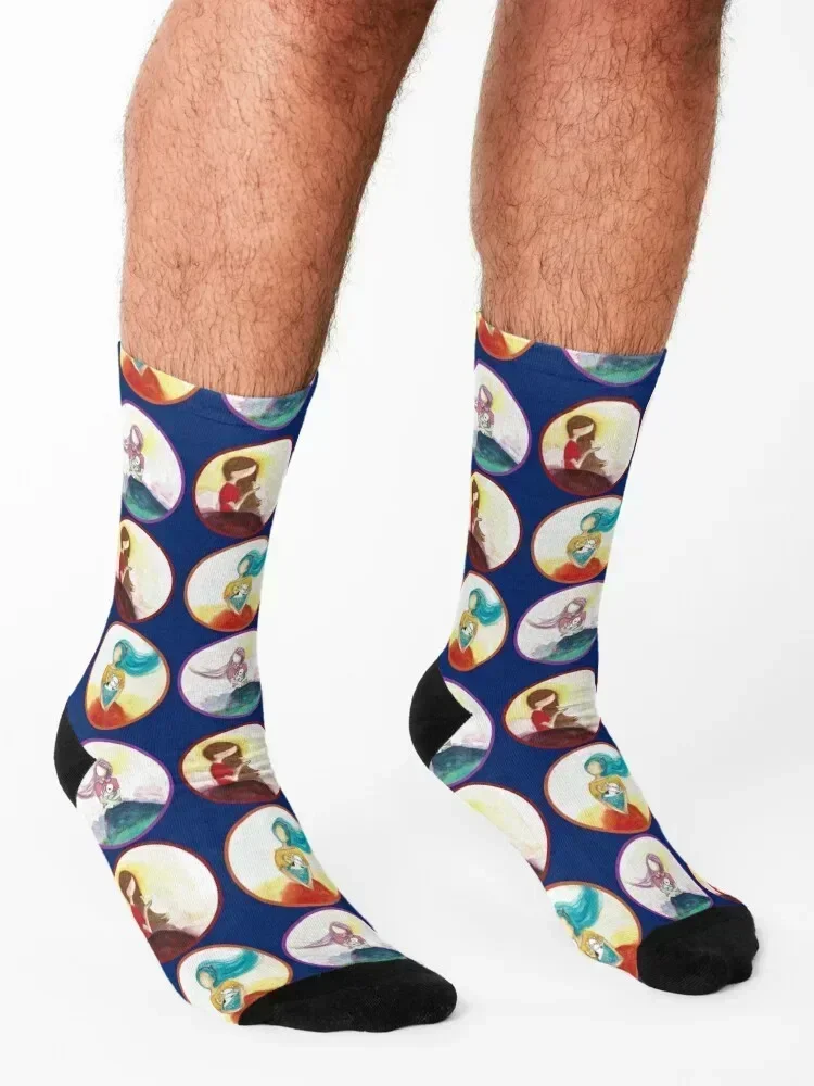 Happy Bubbles Socks shoes anime crazy man Socks For Men Women's