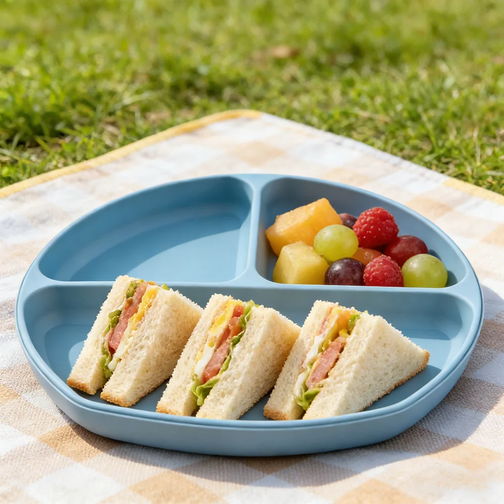 

1 шт. силиконовая присоска для малышей, водонепроницаемая моющаяся тарелка, не содержит BPA, нескользящее дно, принадлежности для кормления детей