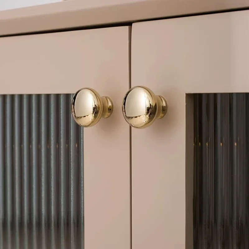 Brass Gold Furniture Handles Minimalism Wardrobe Kitchen Cupboard Cloakroom Bedside Cabinet Door Handle/Shoe Cabinets Small Knob