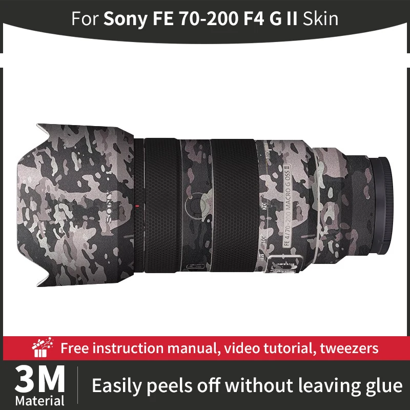 For Sony 70 200 f4 ii Skin Sony FE 70-200 F4 G ii Camera Lens Skin Anti-scratch Camera Lens protective film More Colors