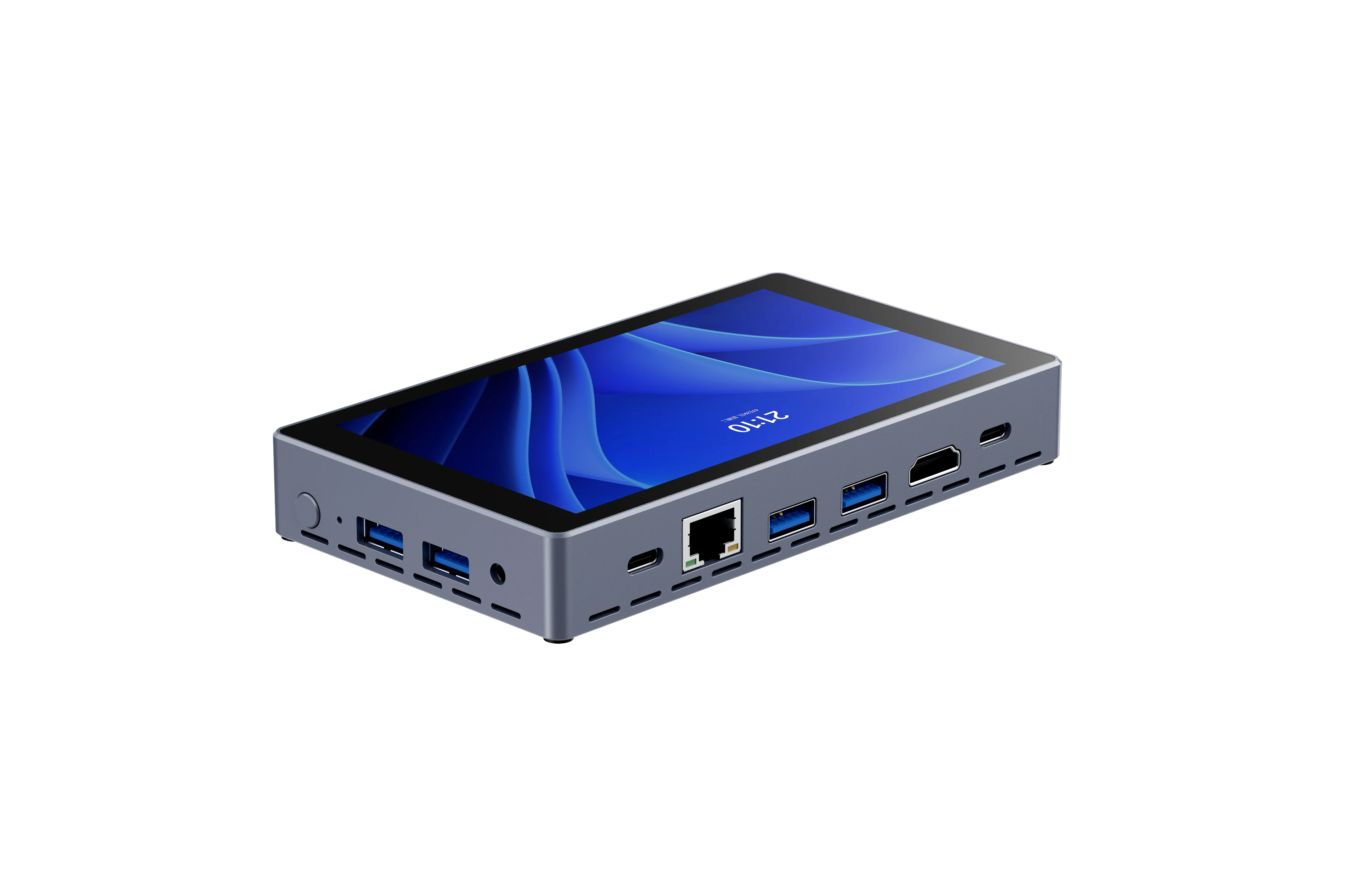 Mini PC Intel N5095 con display touch da 5,5": 8 GB di RAM SSD da 128 GB, Win11, IPS 1920x1200, WiFi 2.4G/5G, BT 5.0, Tipo C, HDMI