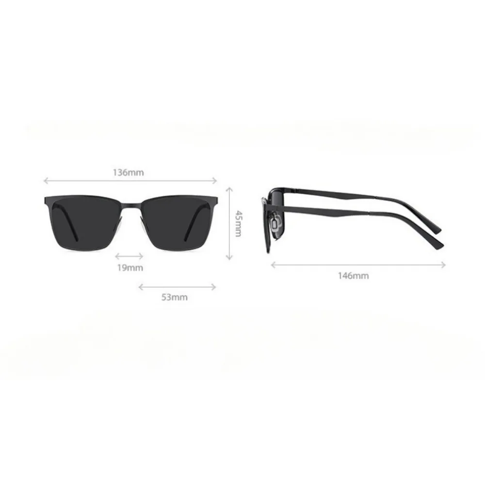 Photochrome polarisierte Sonnenbrille, UV400, Pilotenstil, farbwechselnde Linse, Herren, blendfreie Fahrbrille, Sonnenbrille für Herren – Detail 9