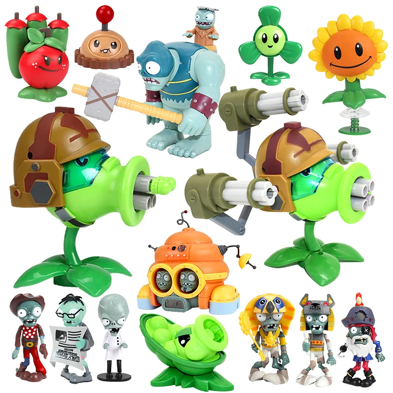 Plants vs. Zombies Action Figure Statue Egyptian Zombie Pirate Zombie Dr. Dave Birthday Christmas Gift Children\'s Doll Toy