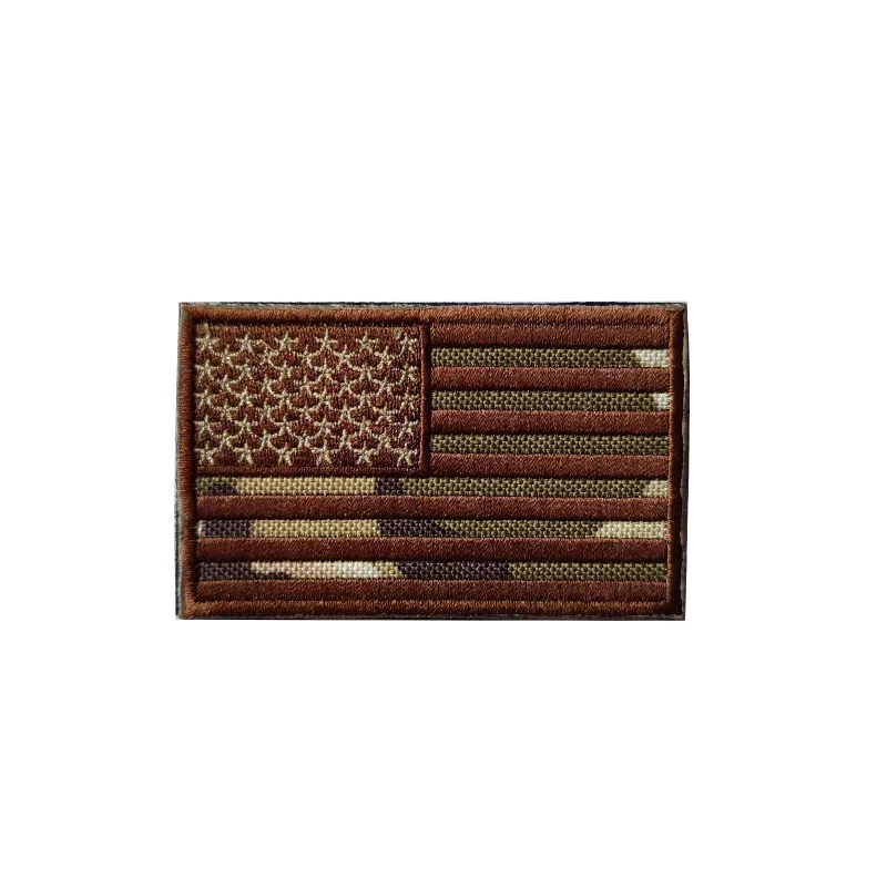 American Flag Lightning Hat Stickers Specialforces Embroidery Patches Airborne Backpack Chapter Armband Military Hook Loop Badge