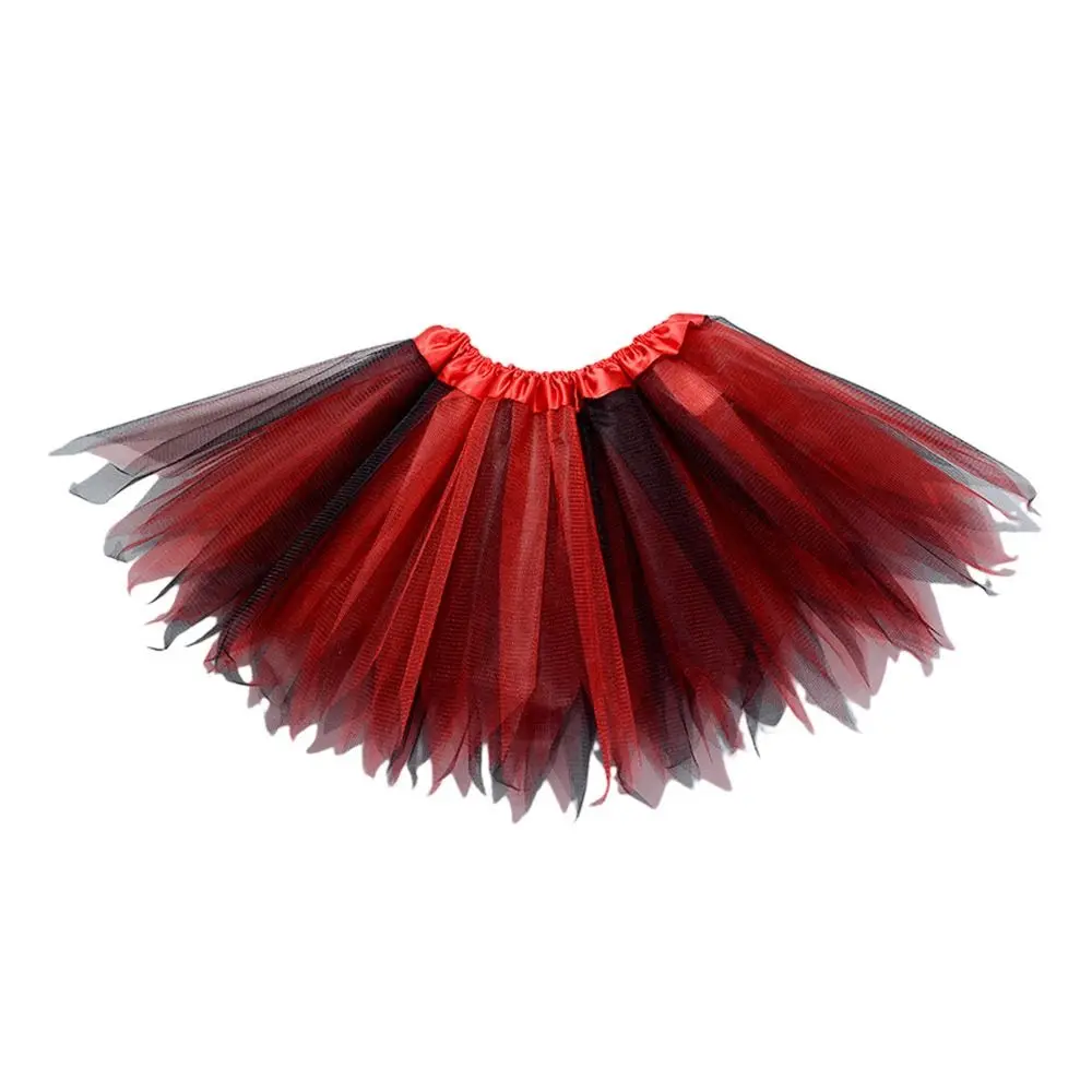 Fashion Rainbow Tutu Skirt Tulle Netting Princess Skirt Colorful Ballet Skirts Kids Girls