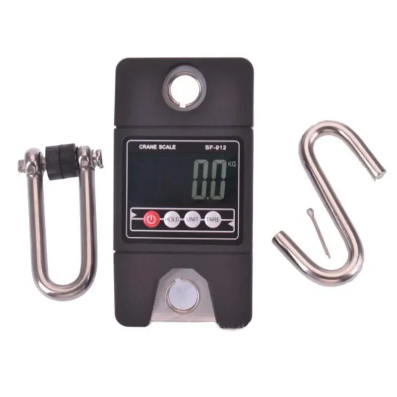 

SF-912 Mini LCD Digital Hanging Scale 300KG/0.1KG 300KG/100g Industrial Crane Scale Heavy Duty Hook Scales for Home Farm SF912