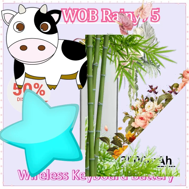 

New High Capacity 3.85V 3500mAh Battery for WOB Rainy75 Wireless Keyboard Lithium Battery