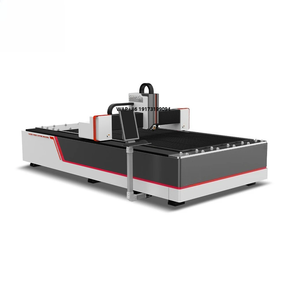 1500W CNC Cutting Machine Customized Fiber for Steel and Metal Supports AI LAS BMP PLT Formats Fully Automatic