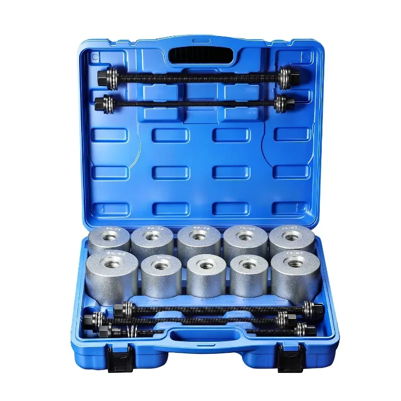 27-Piece set of high hardness multi-specification thickened screw type automobile steering knuckle bushing disassembly assembly