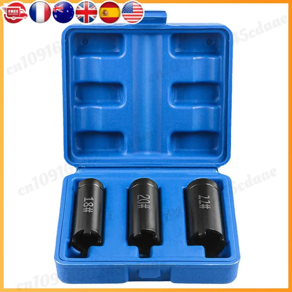 

3pcs Motorcycle Clutch Nut Remover 18mm 20mm 22mm Motorcycle Repair Wrench Tool Four Claw Socket Hand Tool for Scooter Repair