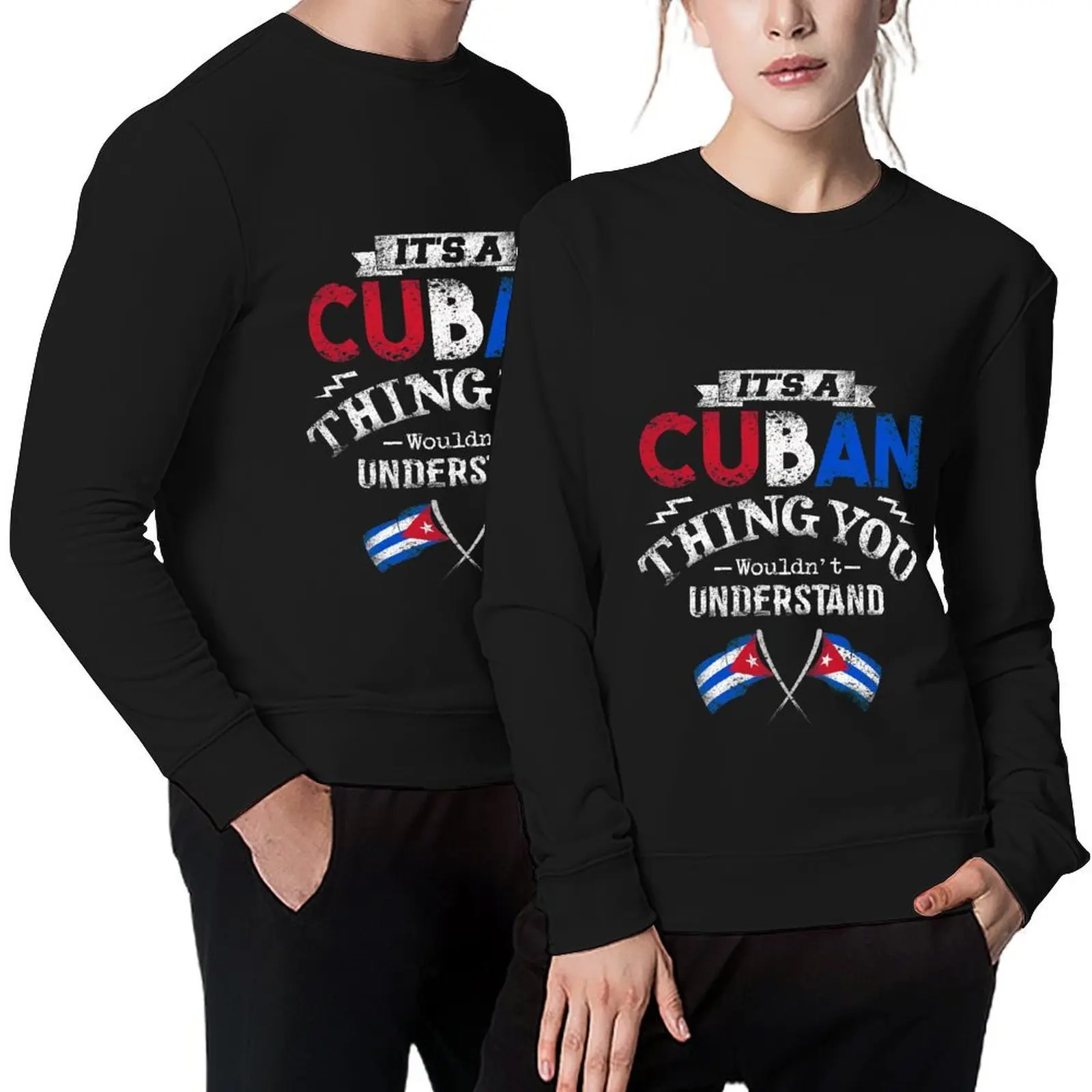

It's A Cuban Thing You Wouldn't Understand Pullover korean clothes male clothes winter clothes sports sweatshirt man