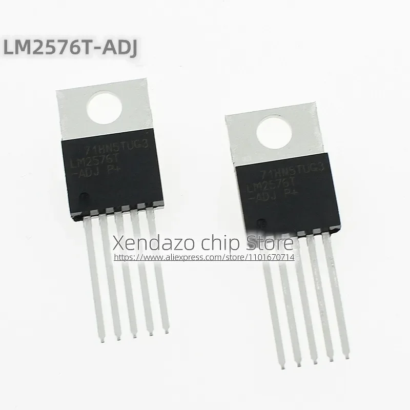 5pcs/lot LM2576T-ADJ LM2576T 2576T TO-220-5 package DC-DC power chip Voltage regulator chip