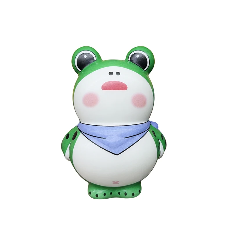 الكرتون لطيف انتعاش بطيء الضفدع الضغط لعبة مضحك الحيوان شكل الأطفال لينة قرصة ضغط تنفيس اللعب حلية الهدايا