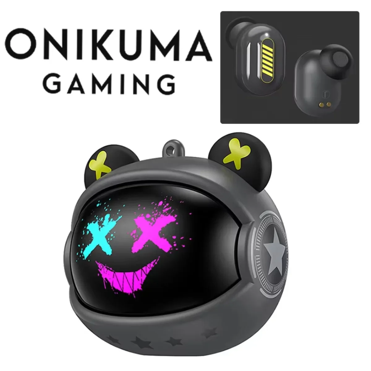 

ONIKUMA T20 in Ear TWS Wireless Bluetooth Headset Touch Mic Noise Reduction High Sound Quality Immersive Esports Gaming Headset