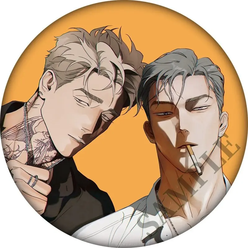 Korean BL Manhwa Wetsand Cosplay Badge Anime Brooch Pin Accessories For Clothes Backpack Decoration gift