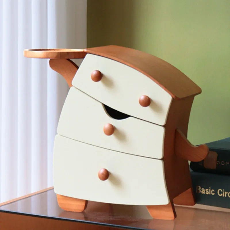 Portagioie Grasso molo molo in legno massello squisito scatola portaoggetti per gioielli da tavolo di fascia alta regalo di nozze di compleanno di penagione della casa