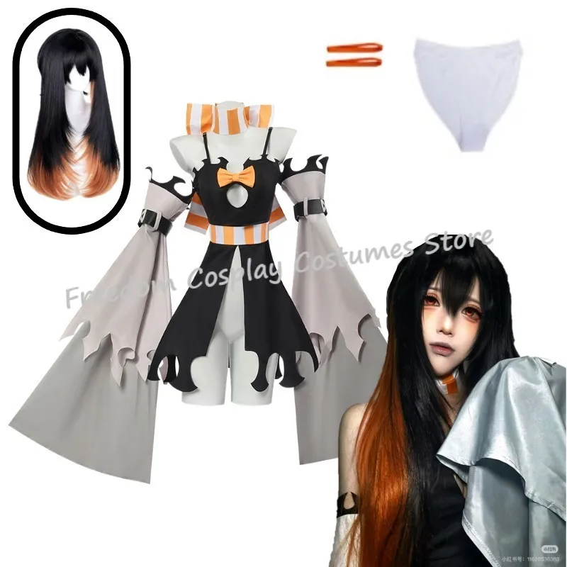Disfraz de cosplay de Anime Gachiakuta Amo, peluca, vestido sexy para mujer adulta, uniforme, ropa para fiesta de Halloween y carnaval, regalo.