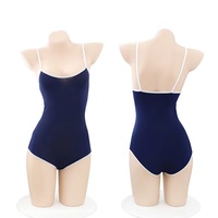 Summer Swimming Pool Party Anime Girl Student Swimwear Dress Role Play Women's Nightwear Nightwear Uniform Clothing Sexy Sling