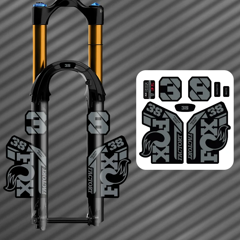 ENDURO Vorderradgabel Aufkleber für MTB Fahrrad Qualität Fahrrad Aufkleber DIY AM DH Gabeln Aufkleber Wasserdichte Schutzfolie
